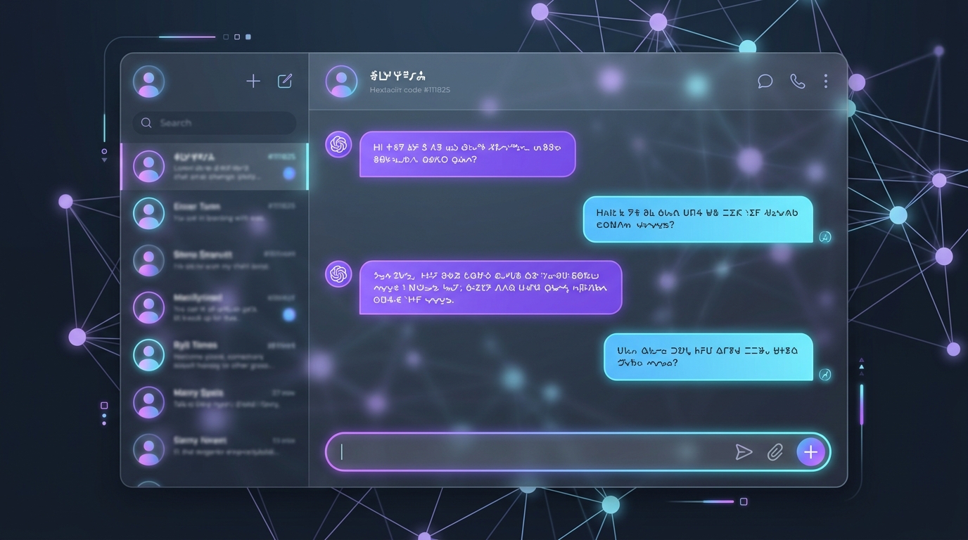 ChatLLM Interface Mockup